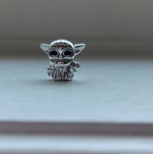 925 Silver Baby Yoda Charm